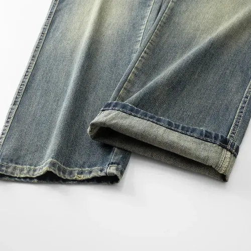 Replica Philipp Plein PP Jeans For Men #1457816 $48.00 USD for Wholesale