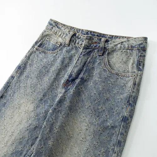 Replica Chrome Hearts Jeans For Men #1457830 $48.00 USD for Wholesale