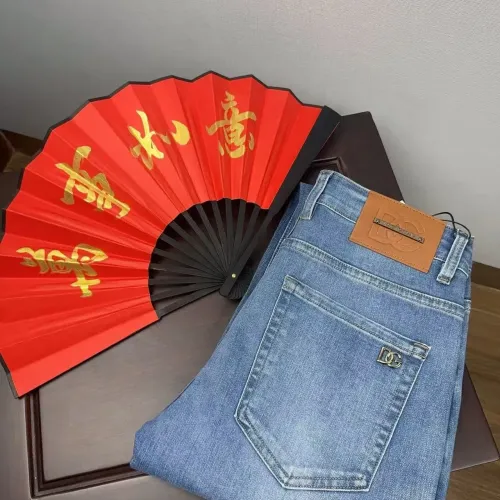 Replica Dolce & Gabbana D&G Jeans For Men #1458024 $48.00 USD for Wholesale