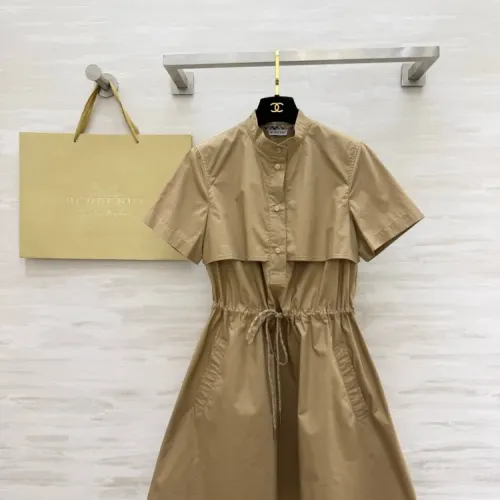 Burberry Dresses Short Sleeved For Women #1458144