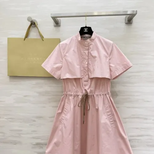 Burberry Dresses Short Sleeved For Women #1458145