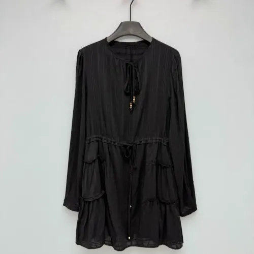 Burberry Dresses Long Sleeved For Women #1458319