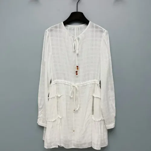 Burberry Dresses Long Sleeved For Women #1458320
