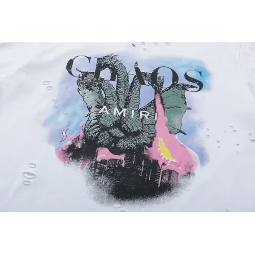 Replica Amiri T-Shirts Short Sleeved For Unisex #1458337 $36.00 USD for Wholesale