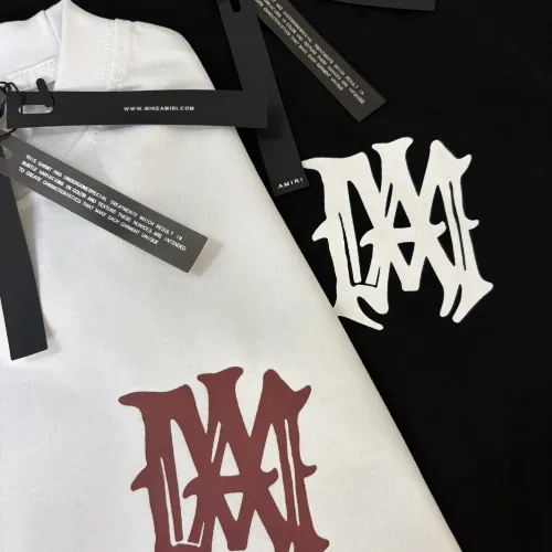 Replica Amiri T-Shirts Short Sleeved For Unisex #1458535 $29.00 USD for Wholesale