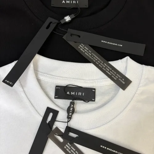 Replica Amiri T-Shirts Short Sleeved For Unisex #1458535 $29.00 USD for Wholesale