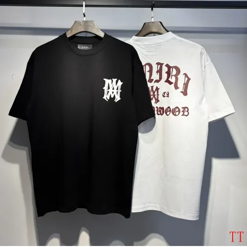 Replica Amiri T-Shirts Short Sleeved For Unisex #1458535 $29.00 USD for Wholesale