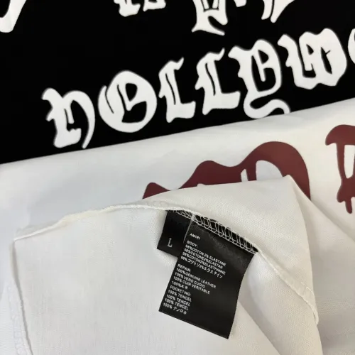 Replica Amiri T-Shirts Short Sleeved For Unisex #1458535 $29.00 USD for Wholesale