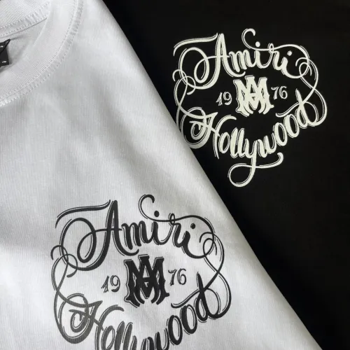 Replica Amiri T-Shirts Short Sleeved For Unisex #1458538 $32.00 USD for Wholesale