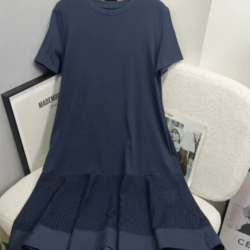 Moncler Dresses Short Sleeved For Women #1458574