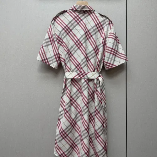 Replica Burberry Dresses Short Sleeved For Women #1458609 $140.00 USD for Wholesale