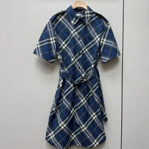 Burberry Dresses Short Sleeved For Women #1458610