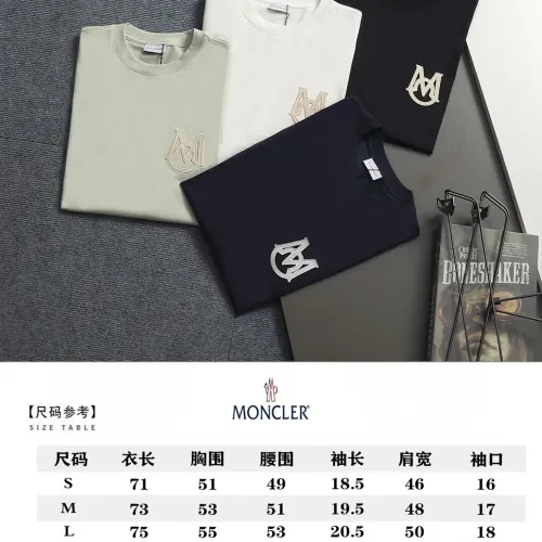 Replica Moncler T-Shirts Short Sleeved For Unisex #1458657 $40.00 USD for Wholesale