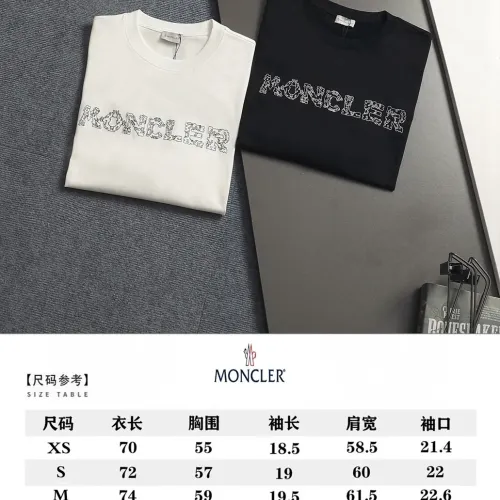 Replica Moncler T-Shirts Short Sleeved For Unisex #1458671 $40.00 USD for Wholesale