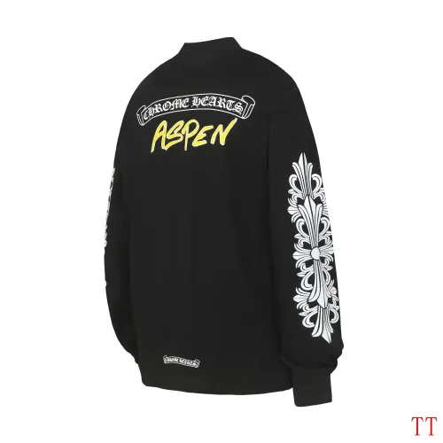Replica Chrome Hearts T-Shirts Long Sleeved For Unisex #1458792 $39.00 USD for Wholesale