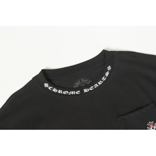 Replica Chrome Hearts T-Shirts Long Sleeved For Unisex #1458796 $39.00 USD for Wholesale