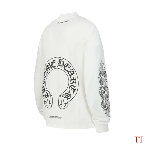 Replica Chrome Hearts T-Shirts Long Sleeved For Unisex #1458799 $39.00 USD for Wholesale