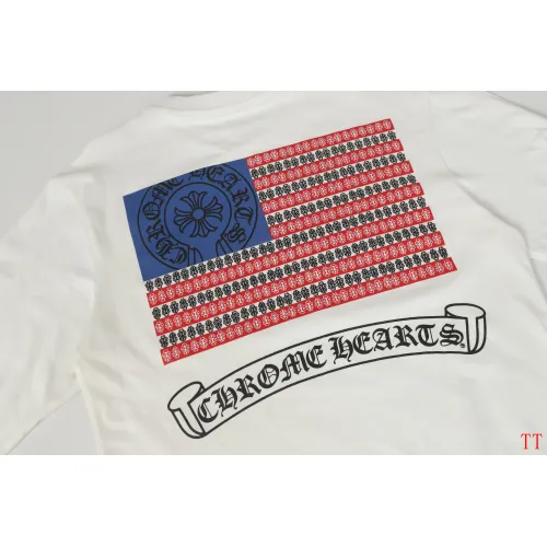 Replica Chrome Hearts T-Shirts Long Sleeved For Unisex #1458803 $39.00 USD for Wholesale