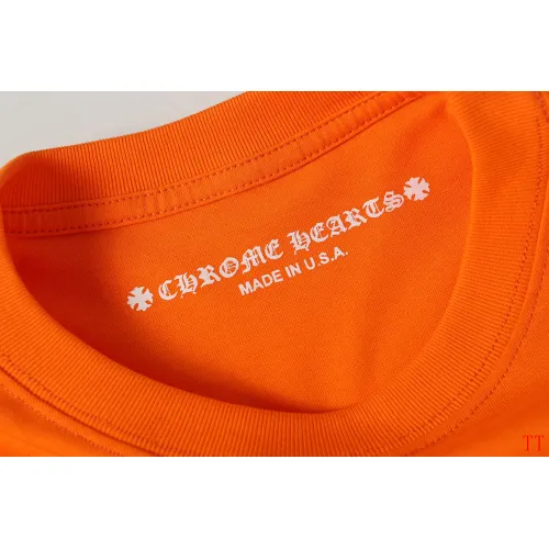 Replica Chrome Hearts T-Shirts Long Sleeved For Unisex #1458807 $39.00 USD for Wholesale