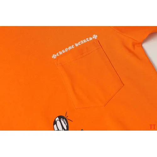 Replica Chrome Hearts T-Shirts Long Sleeved For Unisex #1458807 $39.00 USD for Wholesale