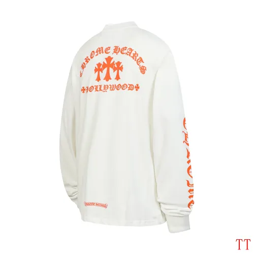 Replica Chrome Hearts T-Shirts Long Sleeved For Unisex #1458813 $39.00 USD for Wholesale