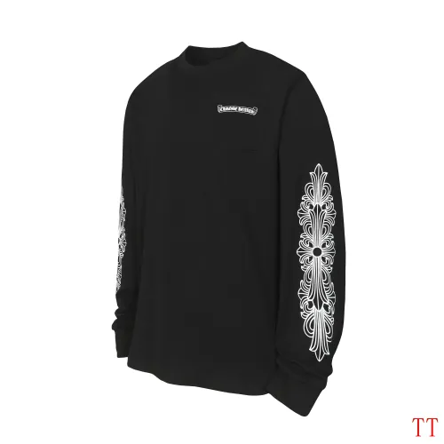 Replica Chrome Hearts T-Shirts Long Sleeved For Unisex #1458817 $39.00 USD for Wholesale