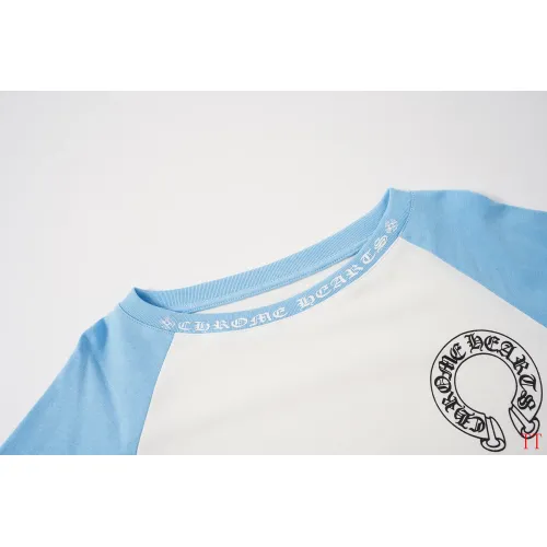 Replica Chrome Hearts T-Shirts Long Sleeved For Unisex #1458819 $39.00 USD for Wholesale