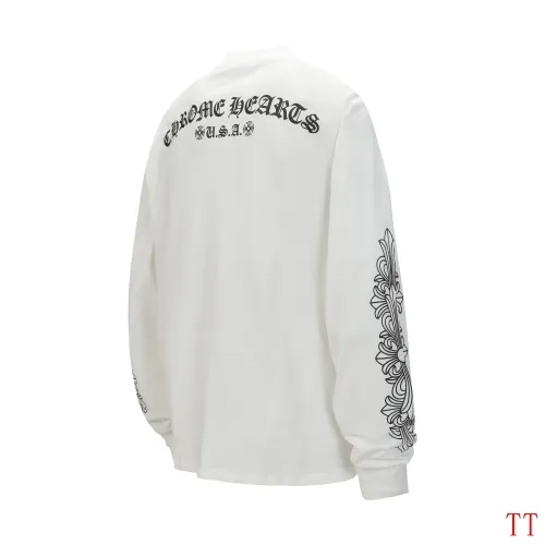 Replica Chrome Hearts T-Shirts Long Sleeved For Unisex #1458822 $39.00 USD for Wholesale