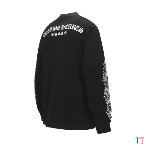 Replica Chrome Hearts T-Shirts Long Sleeved For Unisex #1458824 $39.00 USD for Wholesale