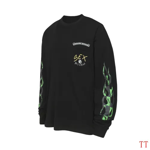 Replica Chrome Hearts T-Shirts Long Sleeved For Unisex #1458827 $39.00 USD for Wholesale