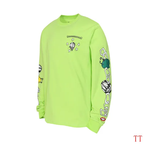 Replica Chrome Hearts T-Shirts Long Sleeved For Unisex #1458828 $39.00 USD for Wholesale