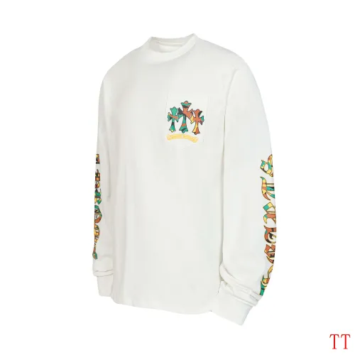 Replica Chrome Hearts T-Shirts Long Sleeved For Unisex #1458832 $39.00 USD for Wholesale