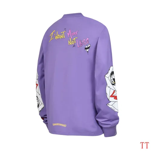 Replica Chrome Hearts T-Shirts Long Sleeved For Unisex #1458837 $39.00 USD for Wholesale