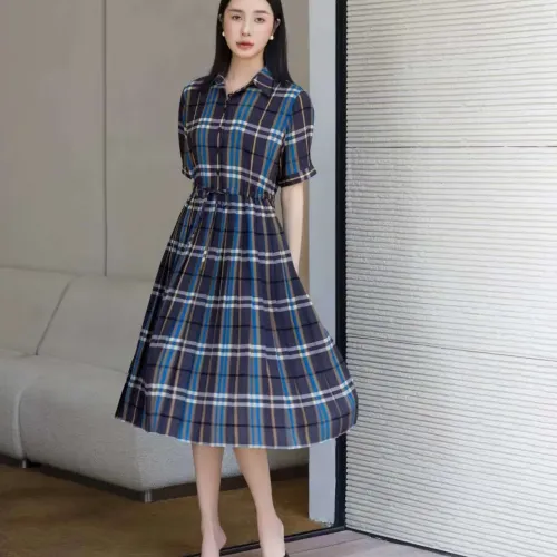 Burberry Dresses Short Sleeved For Women #1458861