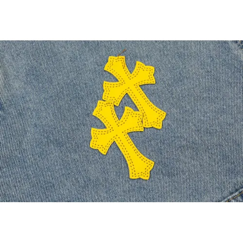 Replica Chrome Hearts Jeans For Unisex #1459131 $56.00 USD for Wholesale