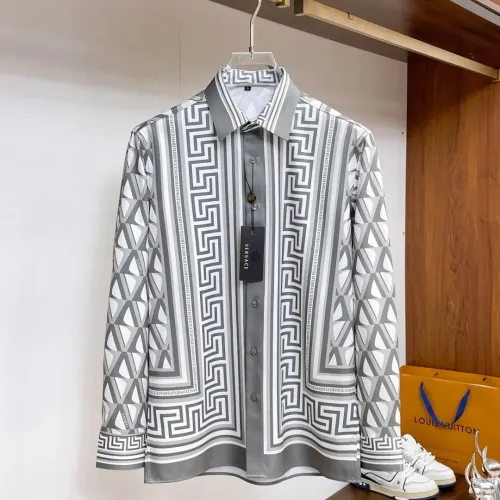 Versace Shirts Long Sleeved For Men #1459137, $76.00 USD, [ITEM#1459137], Versace Shirts