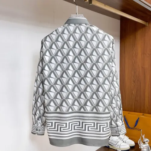Replica Versace Shirts Long Sleeved For Men #1459137 $76.00 USD for Wholesale