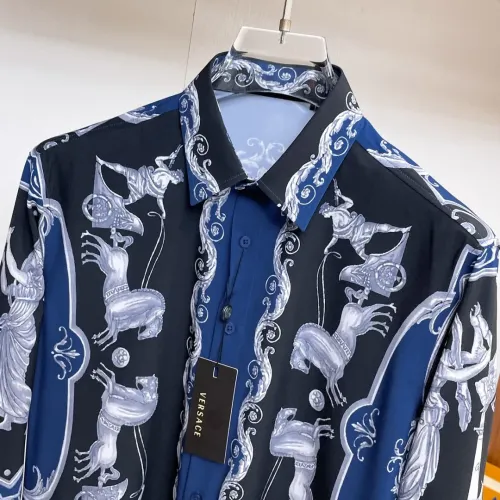 Replica Versace Shirts Long Sleeved For Men #1459139 $76.00 USD for Wholesale