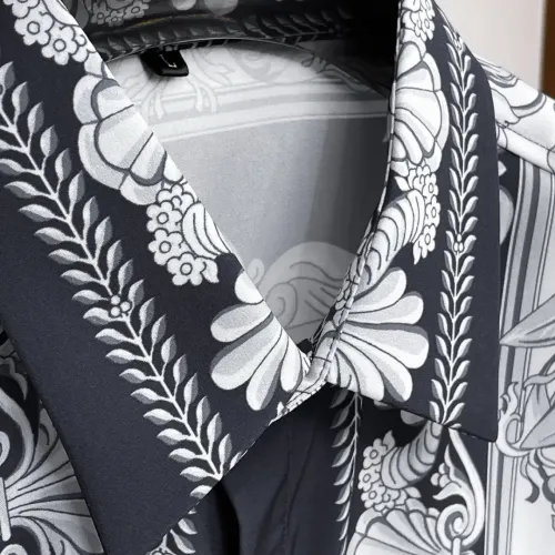 Replica Versace Shirts Long Sleeved For Men #1459144 $76.00 USD for Wholesale