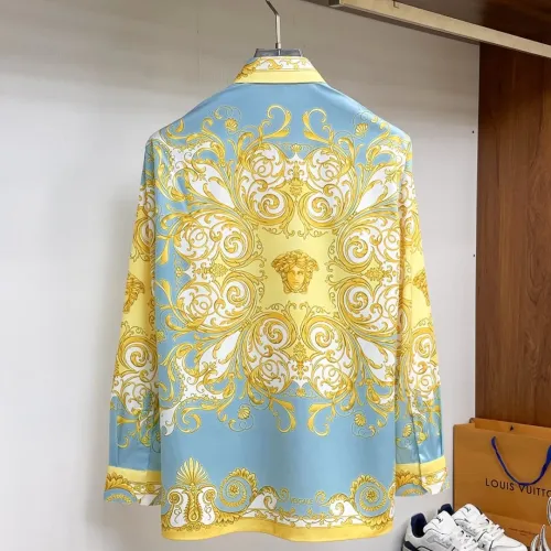Replica Versace Shirts Long Sleeved For Men #1459146 $76.00 USD for Wholesale