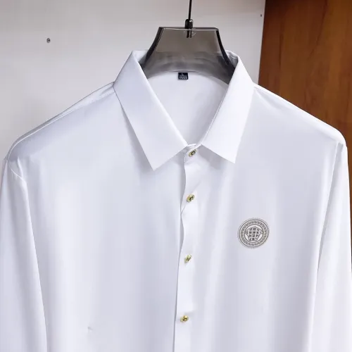 Replica Versace Shirts Long Sleeved For Men #1459147 $85.00 USD for Wholesale