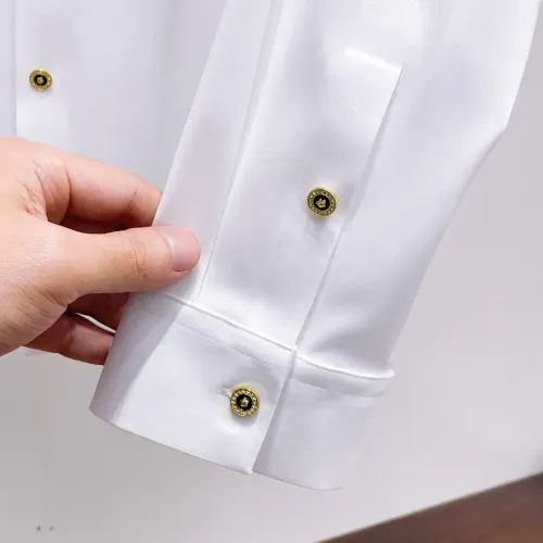 Replica Versace Shirts Long Sleeved For Men #1459147 $85.00 USD for Wholesale