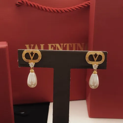 Replica Valentino Earrings For Women #1459196 $29.00 USD for Wholesale