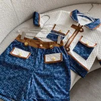 $82.00 USD Celine Tracksuits Short Sleeved For Women #1452556