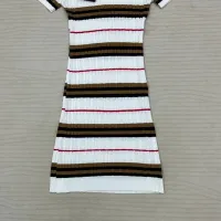 $76.00 USD Burberry Dresses Short Sleeved For Women #1452806