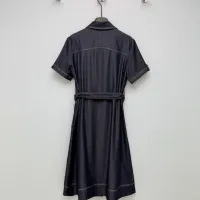 $130.00 USD Burberry Dresses Short Sleeved For Women #1453212