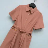$128.00 USD Burberry Dresses Short Sleeved For Women #1453213