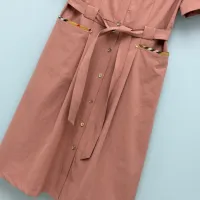 $128.00 USD Burberry Dresses Short Sleeved For Women #1453213