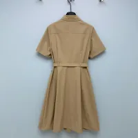 $128.00 USD Burberry Dresses Short Sleeved For Women #1453214