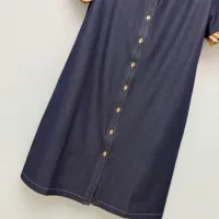 $130.00 USD Burberry Dresses Short Sleeved For Women #1453217